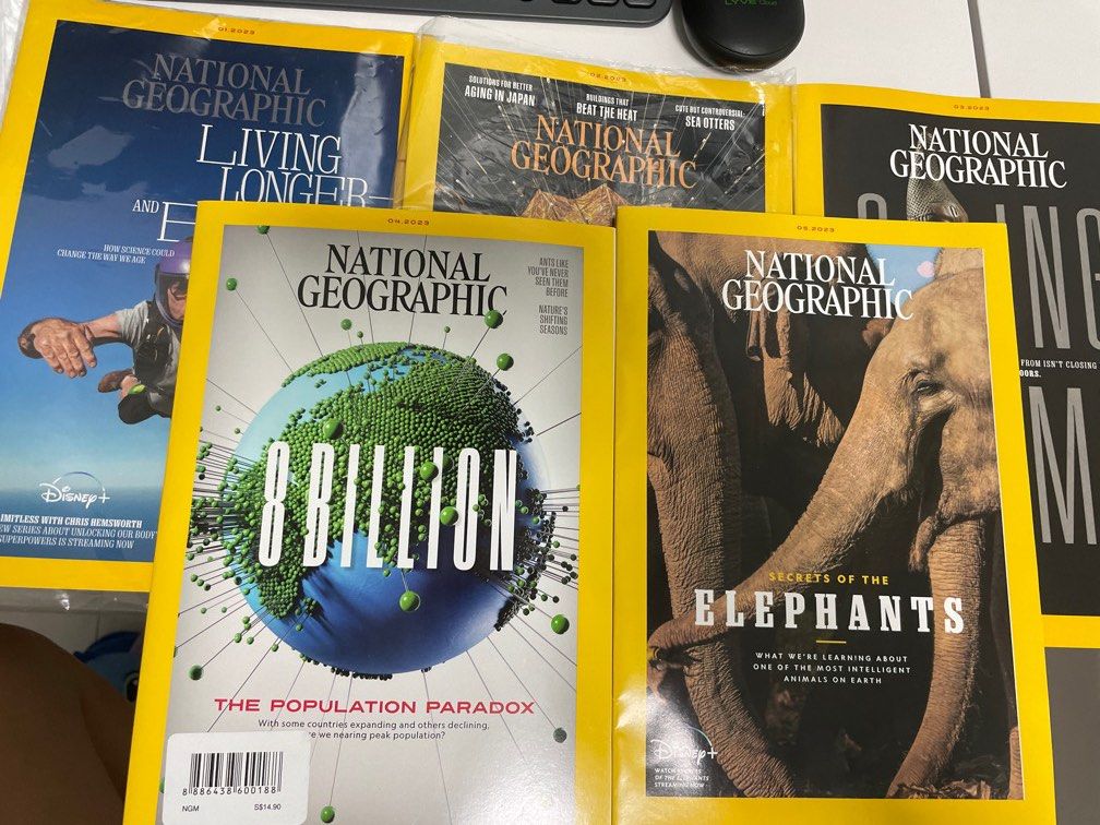 National Geographic Magazines 2023, Hobbies & Toys, Books & Magazines