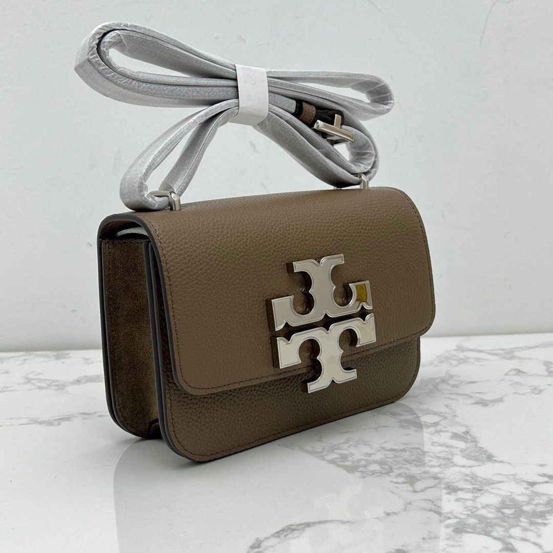 New Silver Hardware Tory Burch Eleanor Shoulder crossbody bag