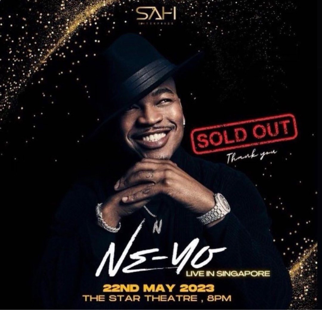 2x Neyo concert tickets, Tickets & Vouchers, Event Tickets on Carousell