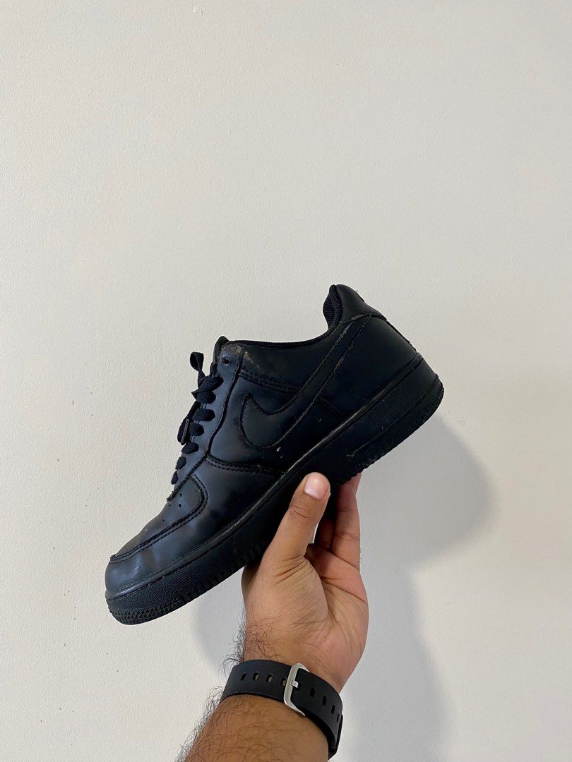 nike air force full black