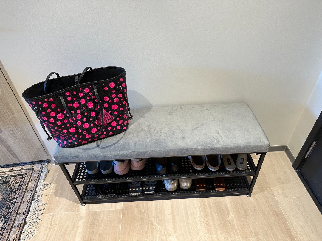Nordic Shoe Bench Rack, Furniture & Home Living, Furniture, Shelves ...