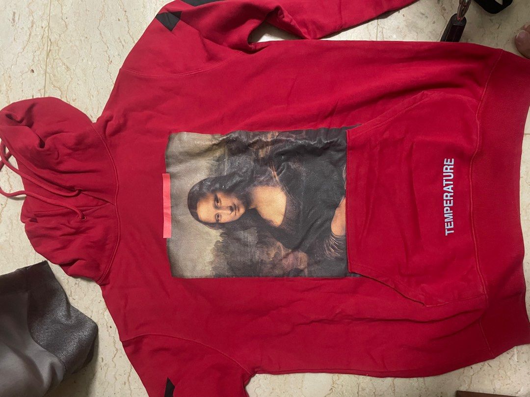 Off White Mona Lisa Hoodie Men s Fashion Coats Jackets and
