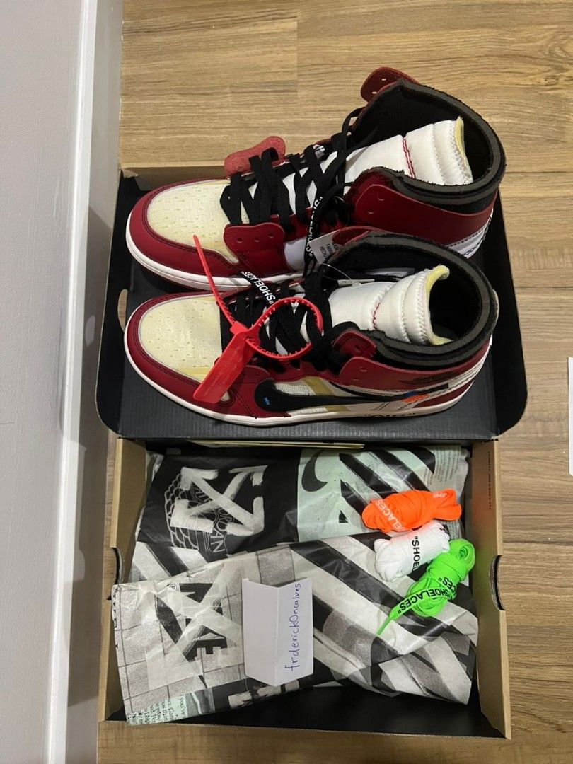 OFF WHITE x Jordan 1 retro high OG Chicago Men s Fashion