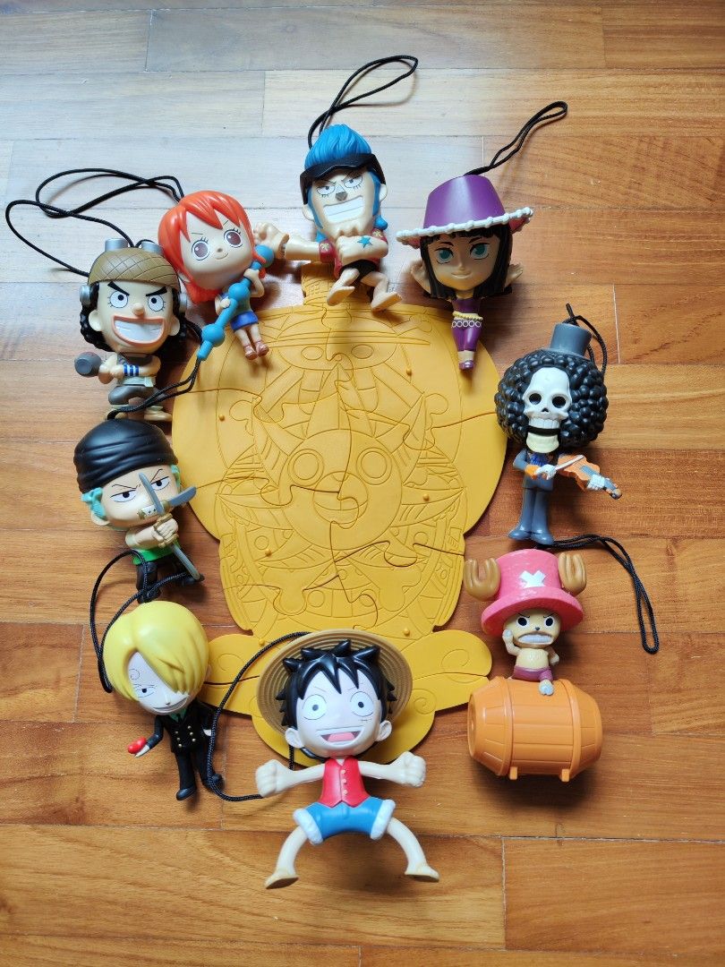 Complete set One Piece McDonald's collectible toys Punggol pickup