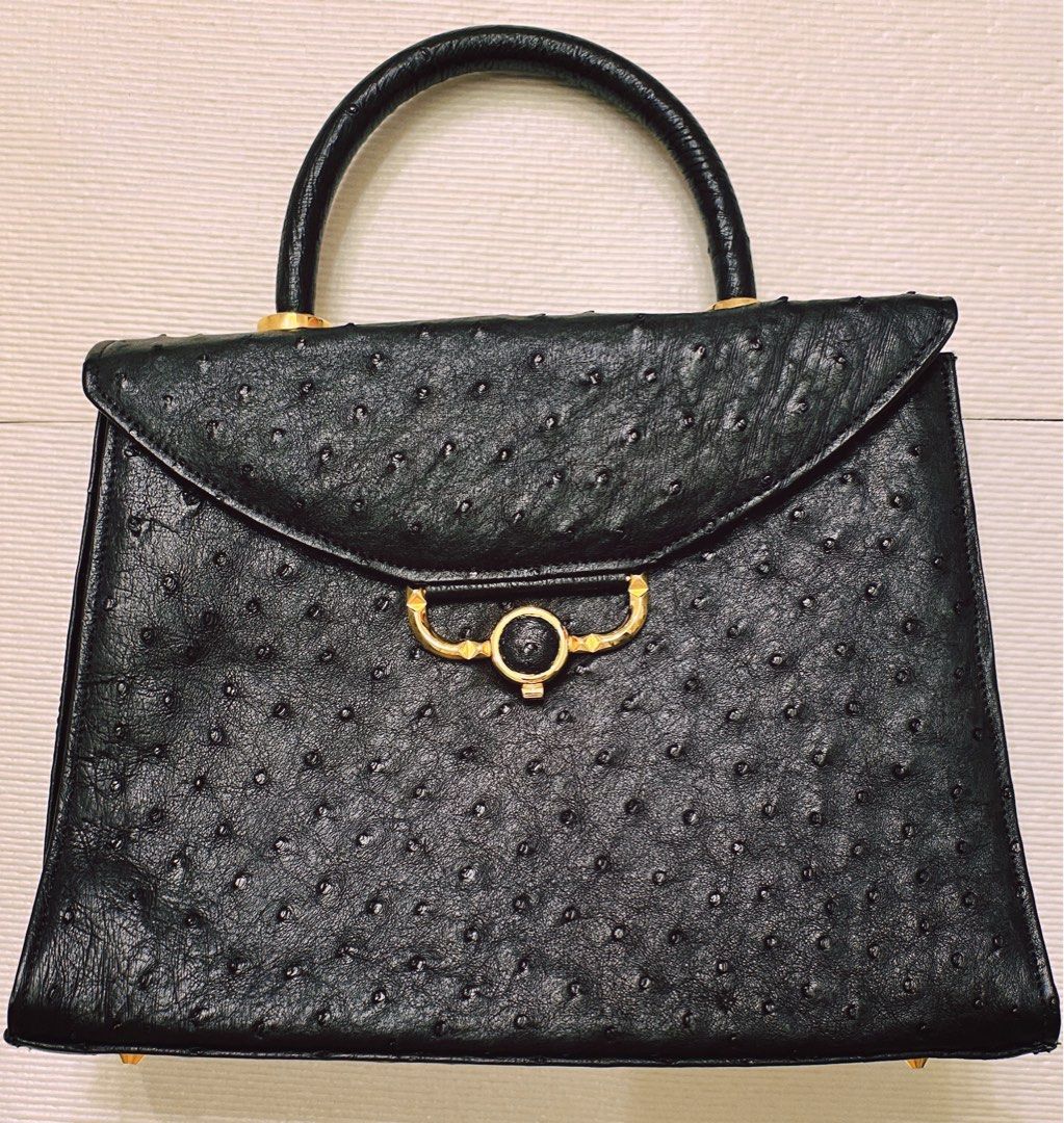 Vintage Ostrich skin bag, Women's Fashion, Bags & Wallets, Tote Bags on  Carousell