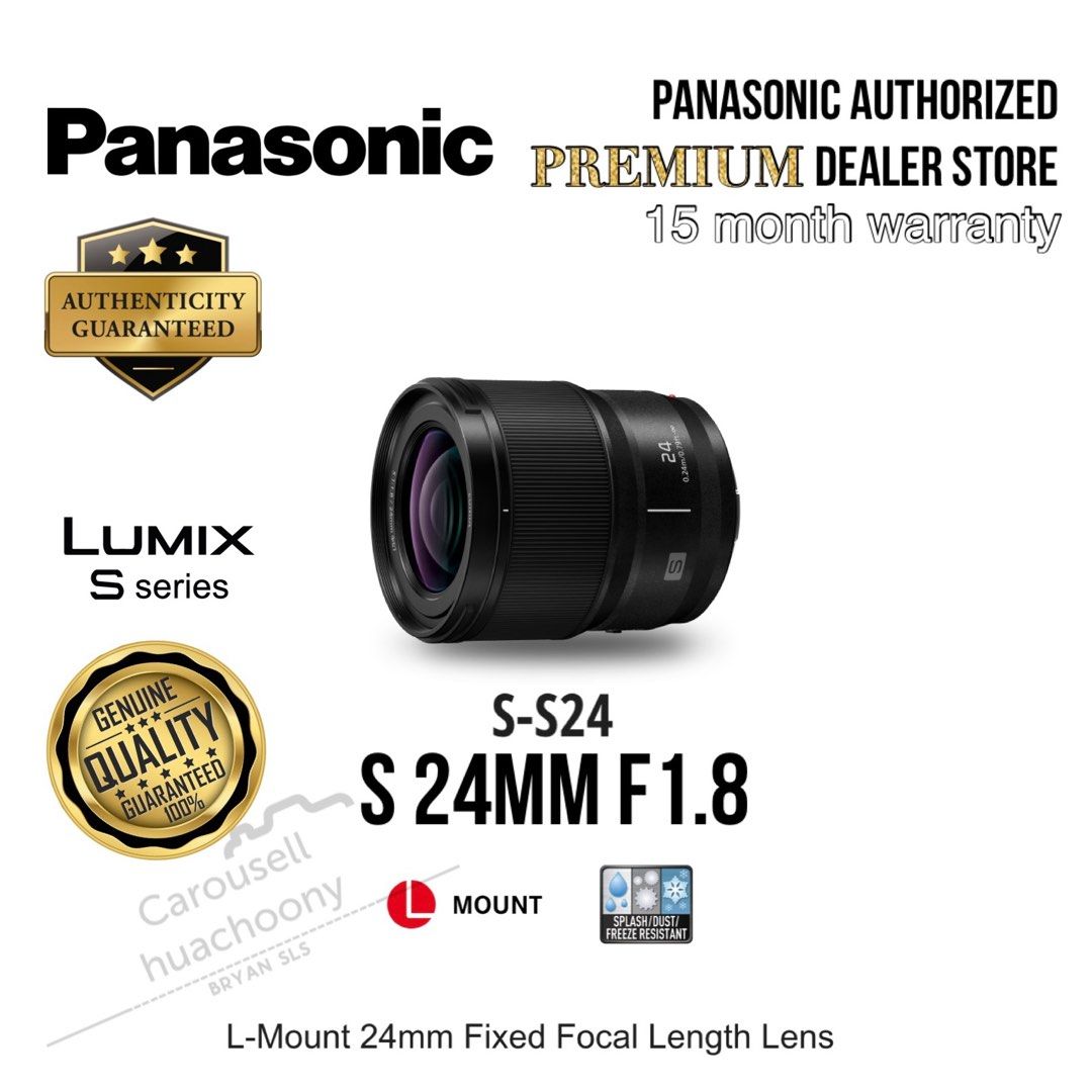 PANASONIC S 24mm full frame lens L mount, Photography, Lens