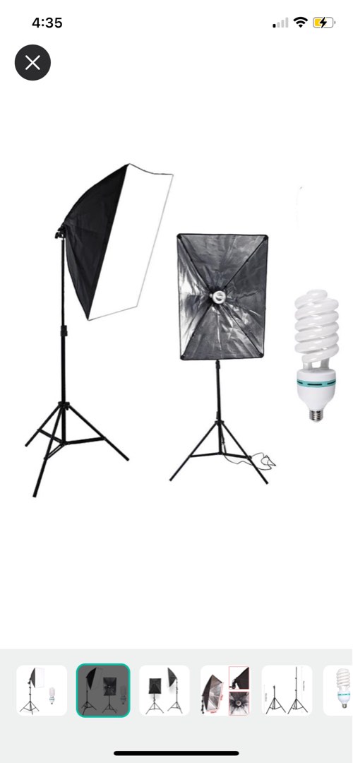 Photo studio lighting kit x2, Photography, Photography Accessories