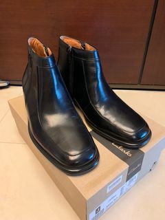 Pierre cardin 皮爾卡登方頭短靴(近全新）