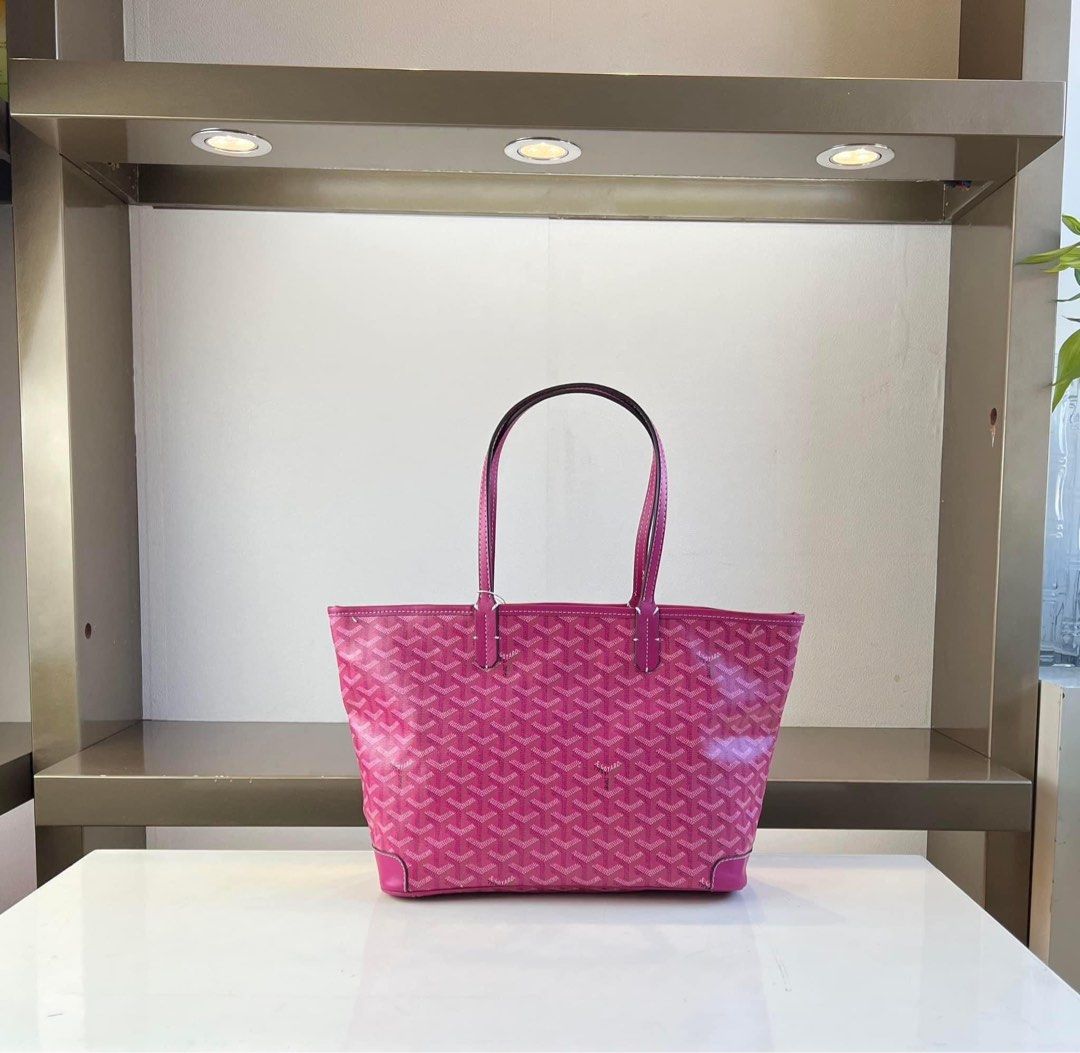 Hot Pink Goyard Totebag, Women's Fashion, Bags & Wallets, Tote