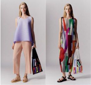 Pleats please tote bag online