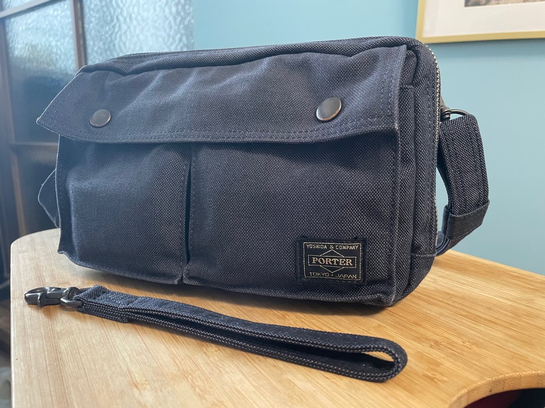 Porter Smoky Navy 2 Way Shoulder Bag, 名牌, 手袋及銀包- Carousell