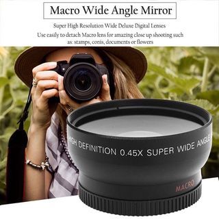 Professional 35MM 0.45 X Wide Angle Macro Lens For Cameras Of 35mm Diameter