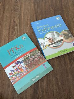 Quadra buku pkn and bahasa indo kelas 11