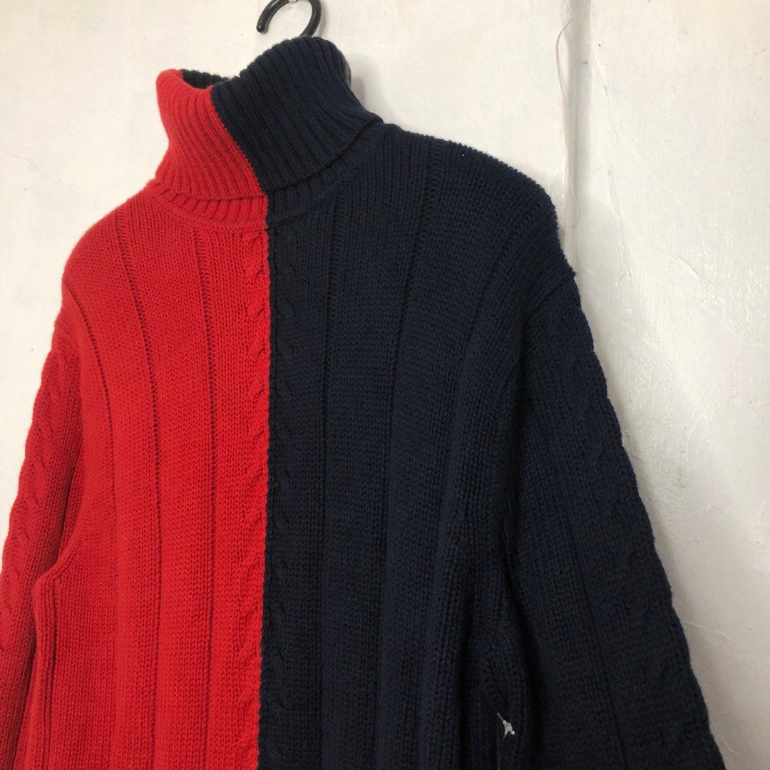 RARE Tommy Hilfiger Sample 2-Color Knitted Turtleneck on Carousell