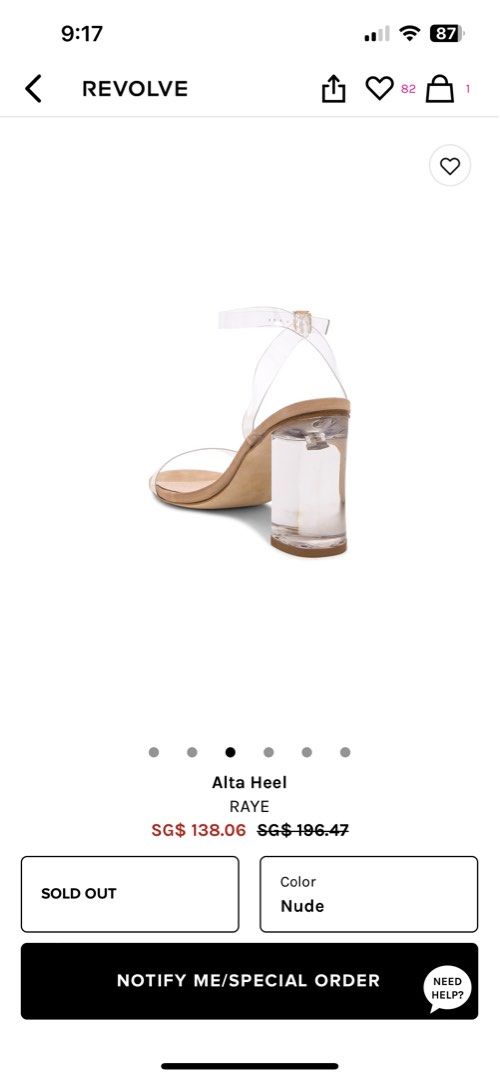 Raye store clear heels