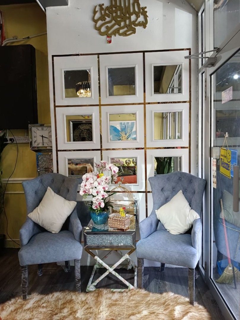 Readystock meja makan chesterfield Furniture Home Living