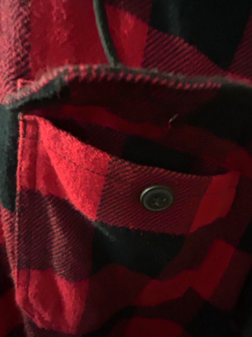 Red black hotsell check jacket