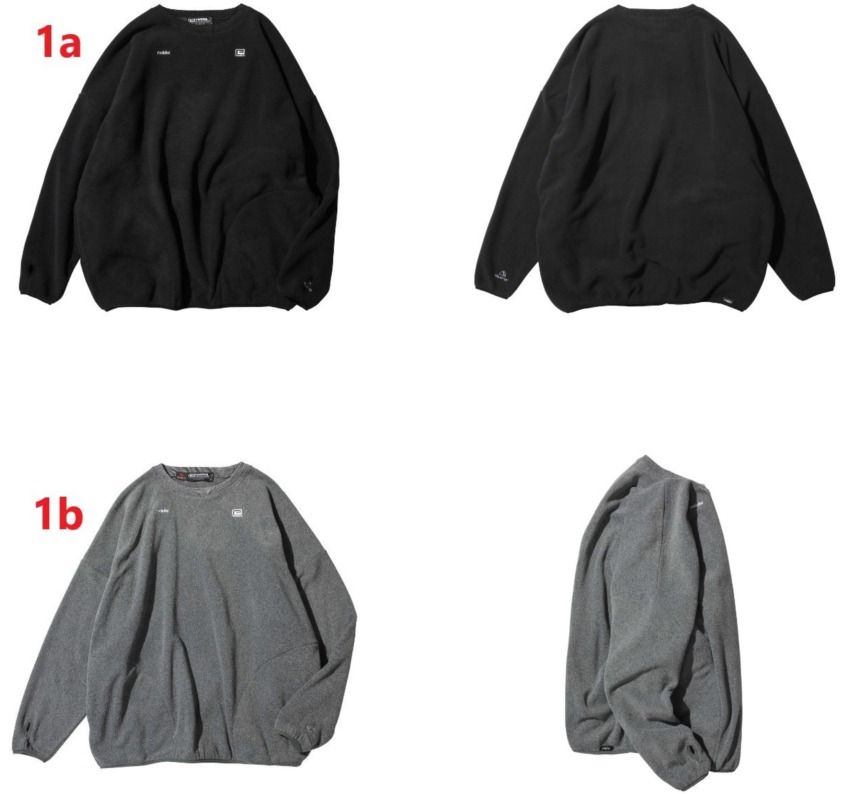 🐧reversal #1 POLARTEC® FLEECE CREW NECK 衛衣(2款, Size M-XL) / #2