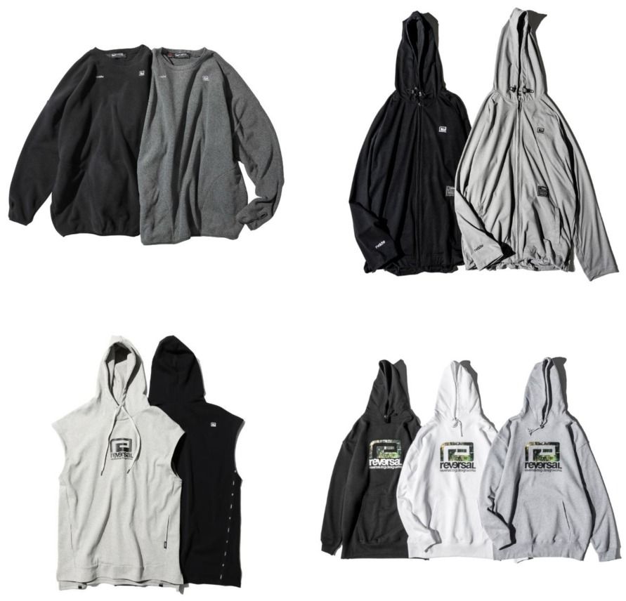 🐧reversal #1 POLARTEC® FLEECE CREW NECK 衛衣(2款, Size M-XL) / #2