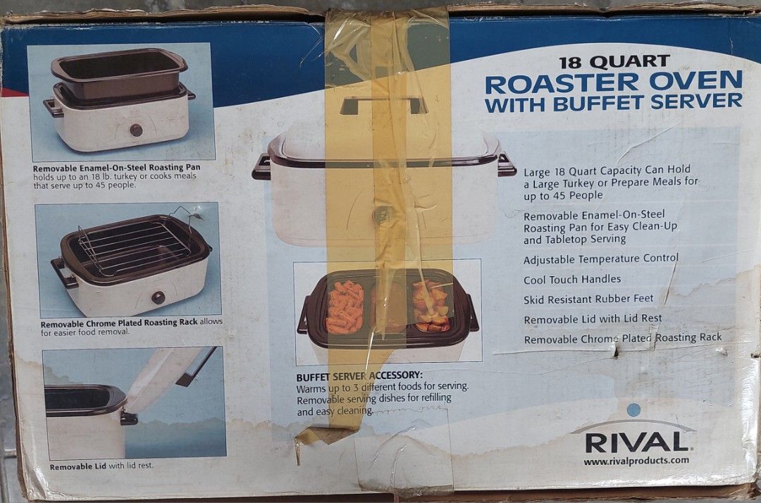 Rival Roaster Oven with Buffet Server on Carousell