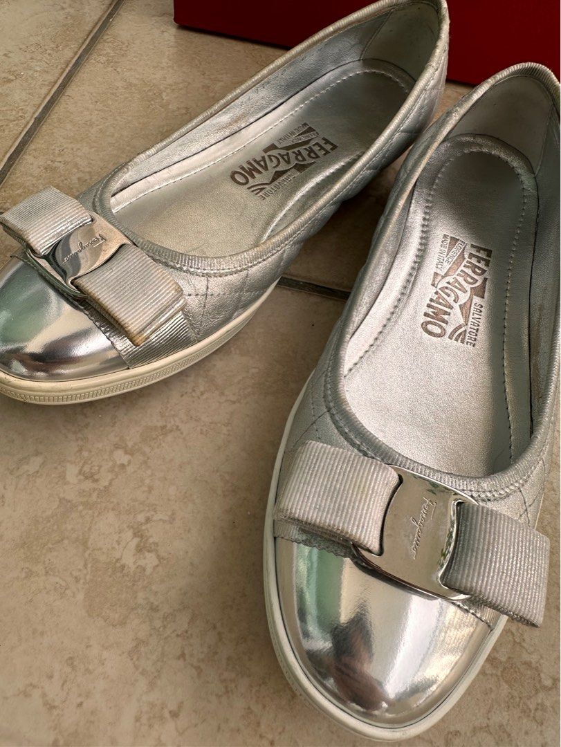 Salvatore ferragamo rufina shop quilted flats