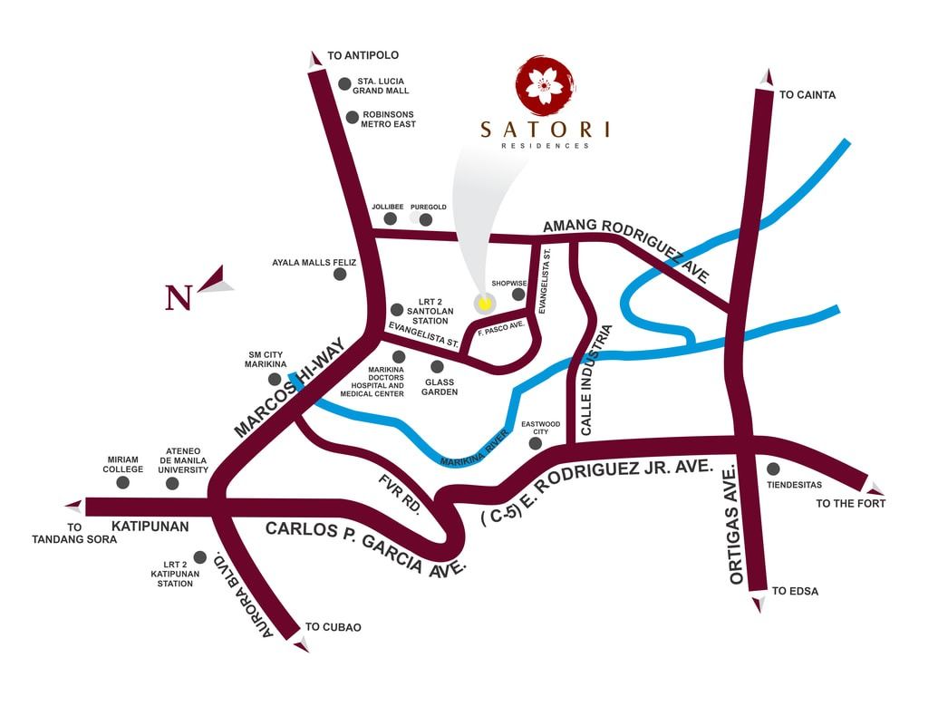 Satori residences 2br rfo condo in santolan pasig nr st camillus