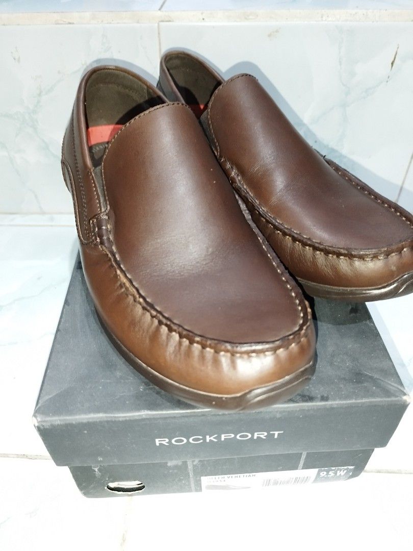 Jual cepat Sepatu ROCKPORT Cullen Venetian original warna coklat size 43 Like New kondisi 99 seperti baru