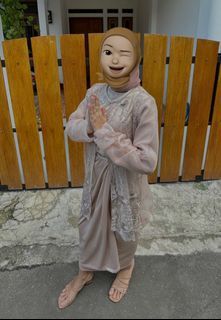 (RENT) BAJU PESTA / KONDANGAN / Dress Satin / Outher Organza
