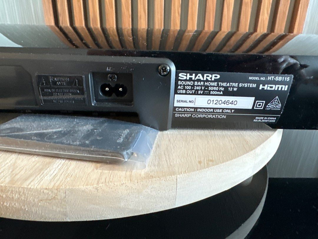 Sharp soundbar HTSB115, Audio, Soundbars, Speakers & Amplifiers on
