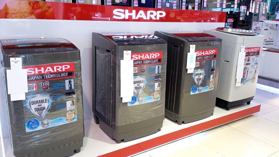 SHARP TOP LOAD WASHING MACHINE, TV & Home Appliances, Washing Machines ...
