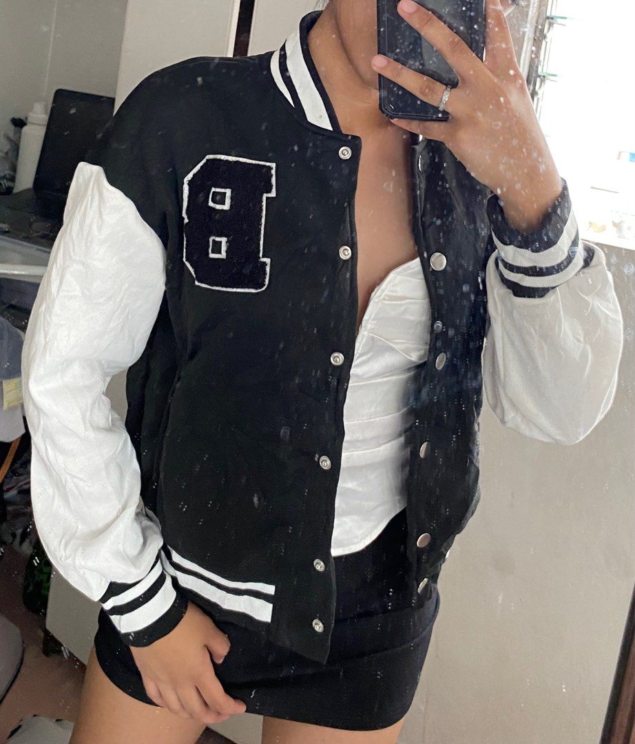 Shein varsity jacket on Carousell