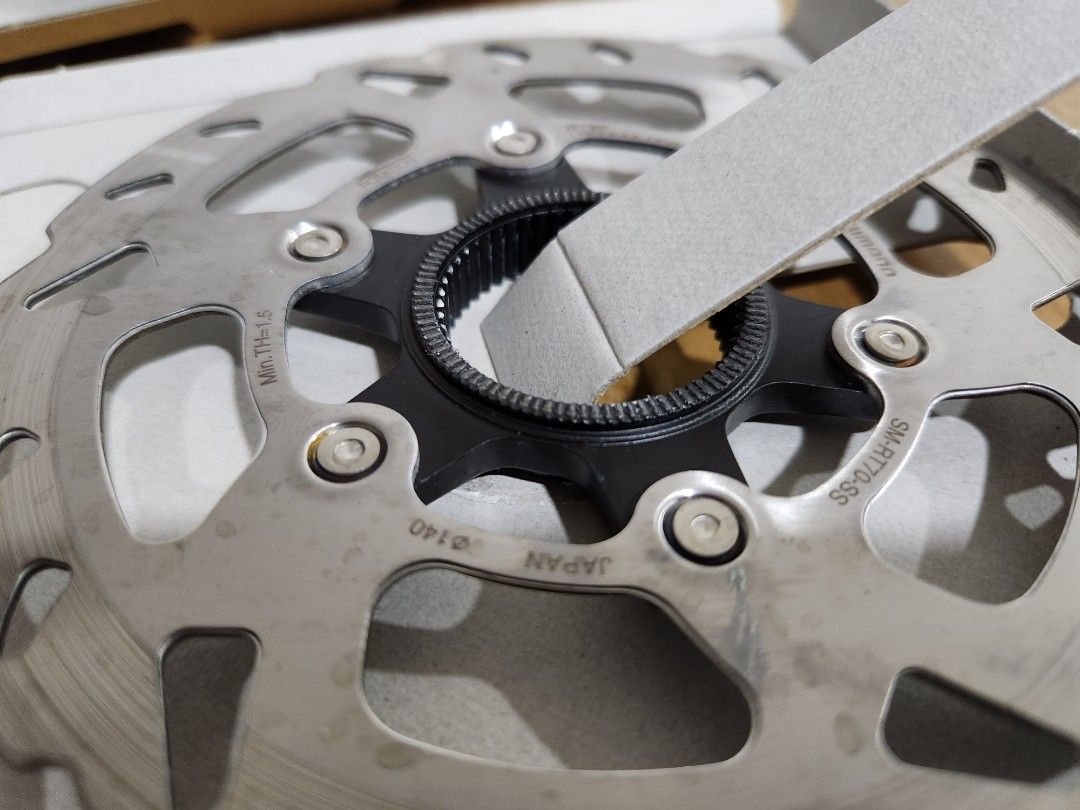 Shimano SM-RT70 rotors (Category: Bicycles) located in Makati City. Submitted by nikoooooooooo (Listing ID 1231736817, Image 3). Description: Shimano SM-RT70 rotors (pair) 140mm Used for around ~300kms No issues ₱2,000.00 Sold as set only RFS: new frameset Meetups: Makati Shipping: buyer's expense.