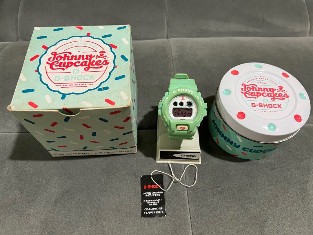 G shock new arrivals x johnny cupcakes