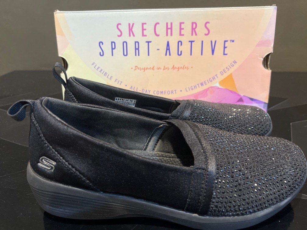 Skechers Sport Active Arya Shine and Glow Shoe Women s Fashion