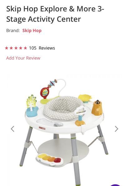 Activity table skip hop store