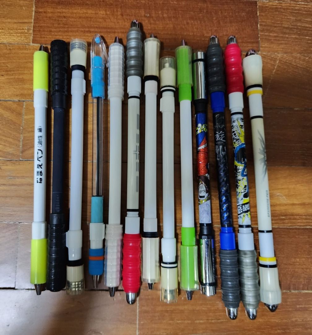 Spinning Pen Collection, Hobbies & Toys, Toys & Games on Carousell