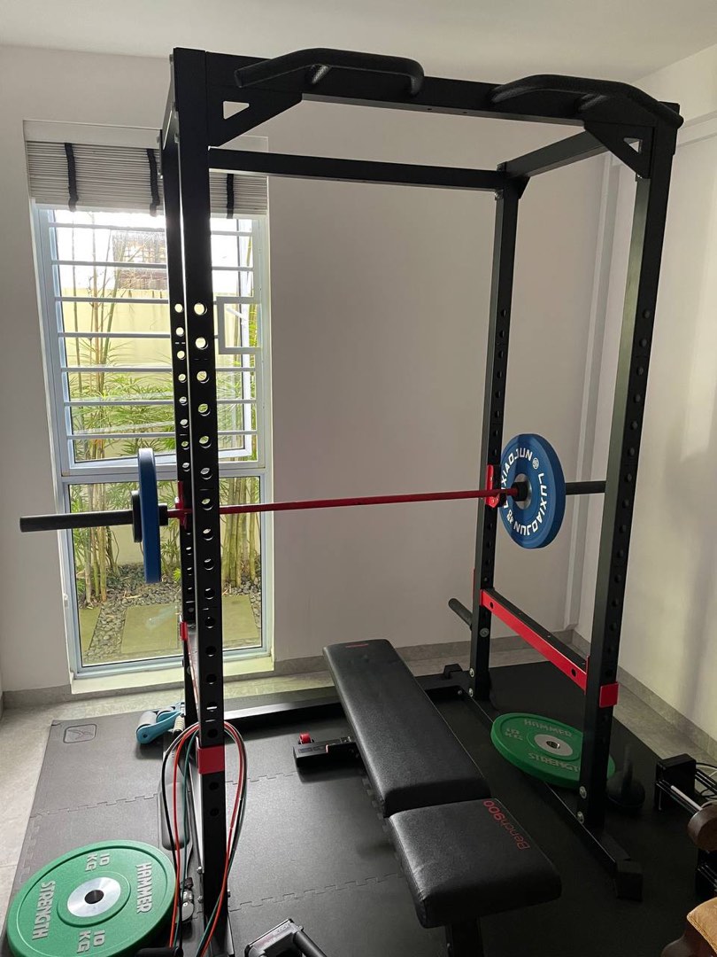 Squat Rack Set, Sports Equipment, Exercise & Fitness, Weights