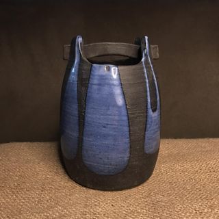Stoneware Bucket Vase