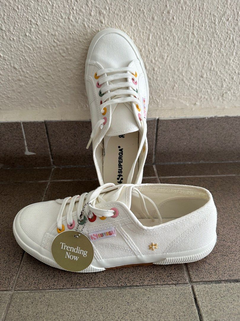 Superga sales rainbow eyelet