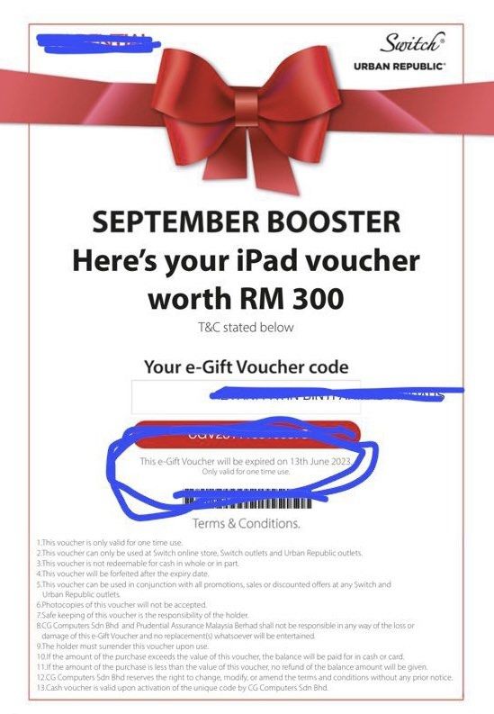 Switch online gift voucher