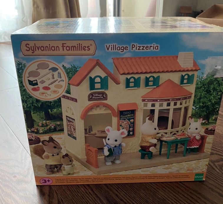 Sylvanian families village hot sale pizzeria