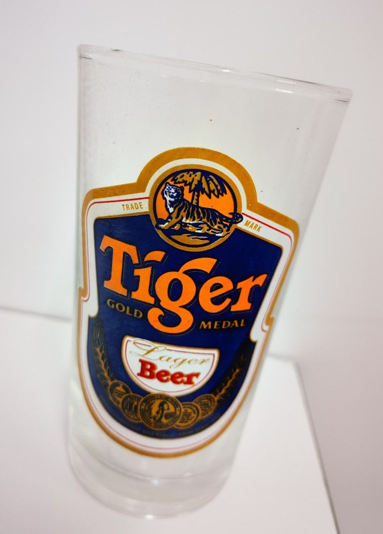 Tiger Beer Glasses, Hobbies & Toys, Collectibles & Memorabilia, Vintage Collectibles on Carousell