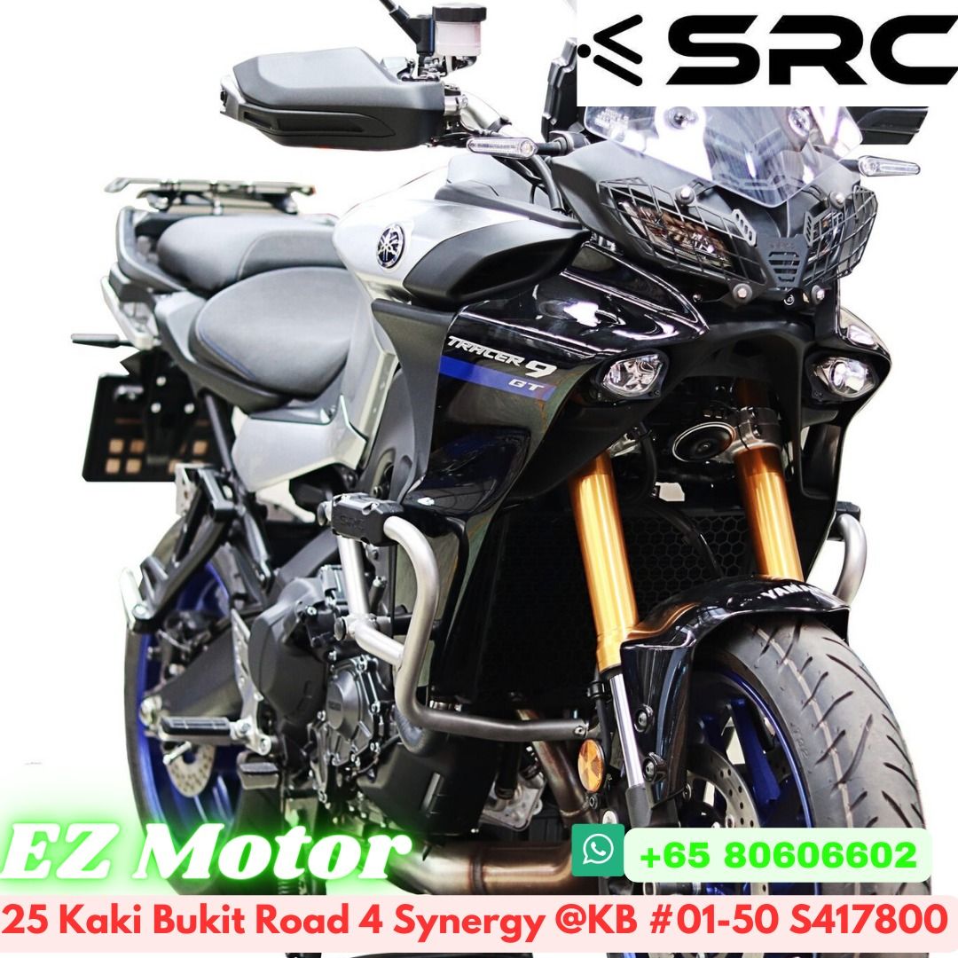 Tracer 9 GT (2022) SRC Crash Bars (Pre Order), Motorcycles, Motorcycle