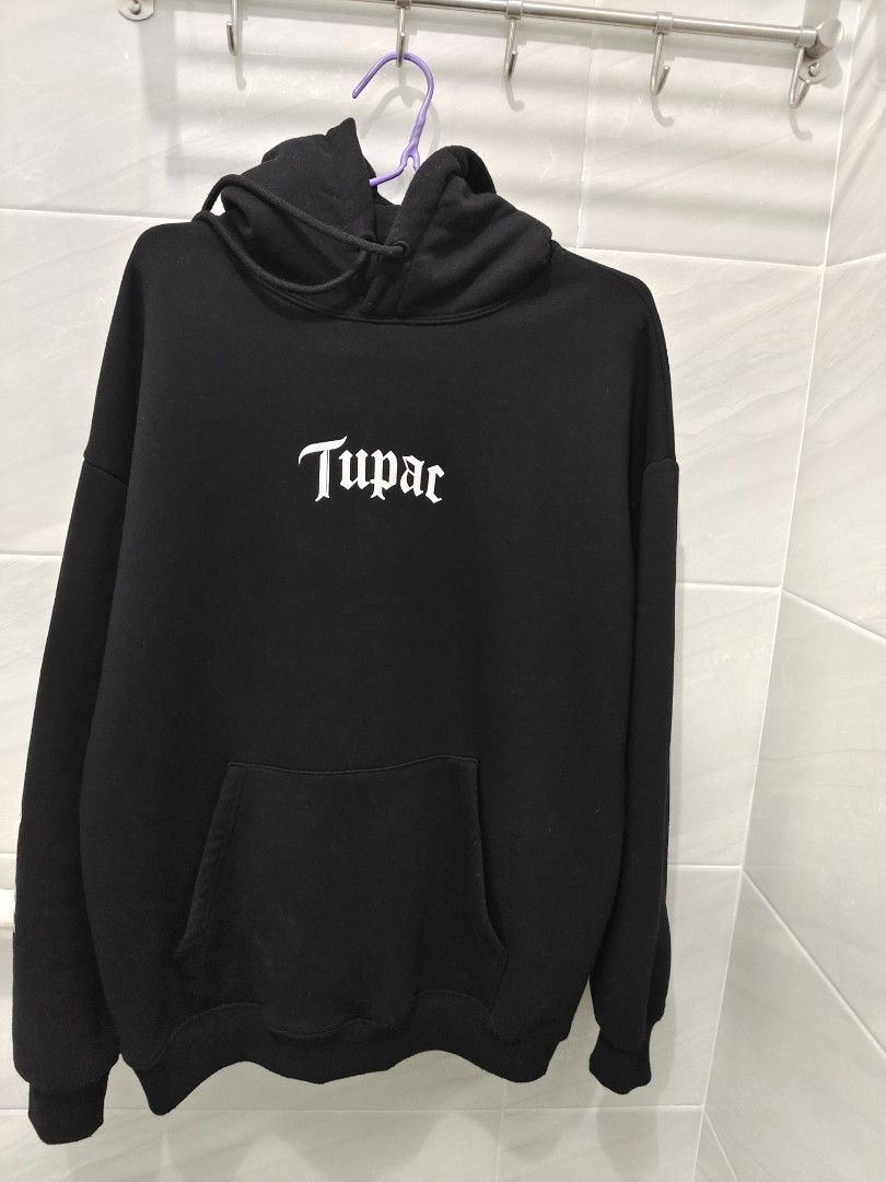 Tupac Hoodie All Eyez On Me Black Color Long Sleeve Boy Men