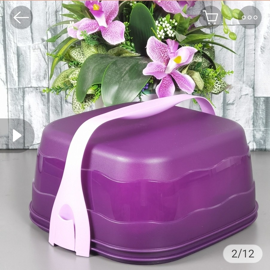 Tupperware Collapsible Cake Taker - YouTube