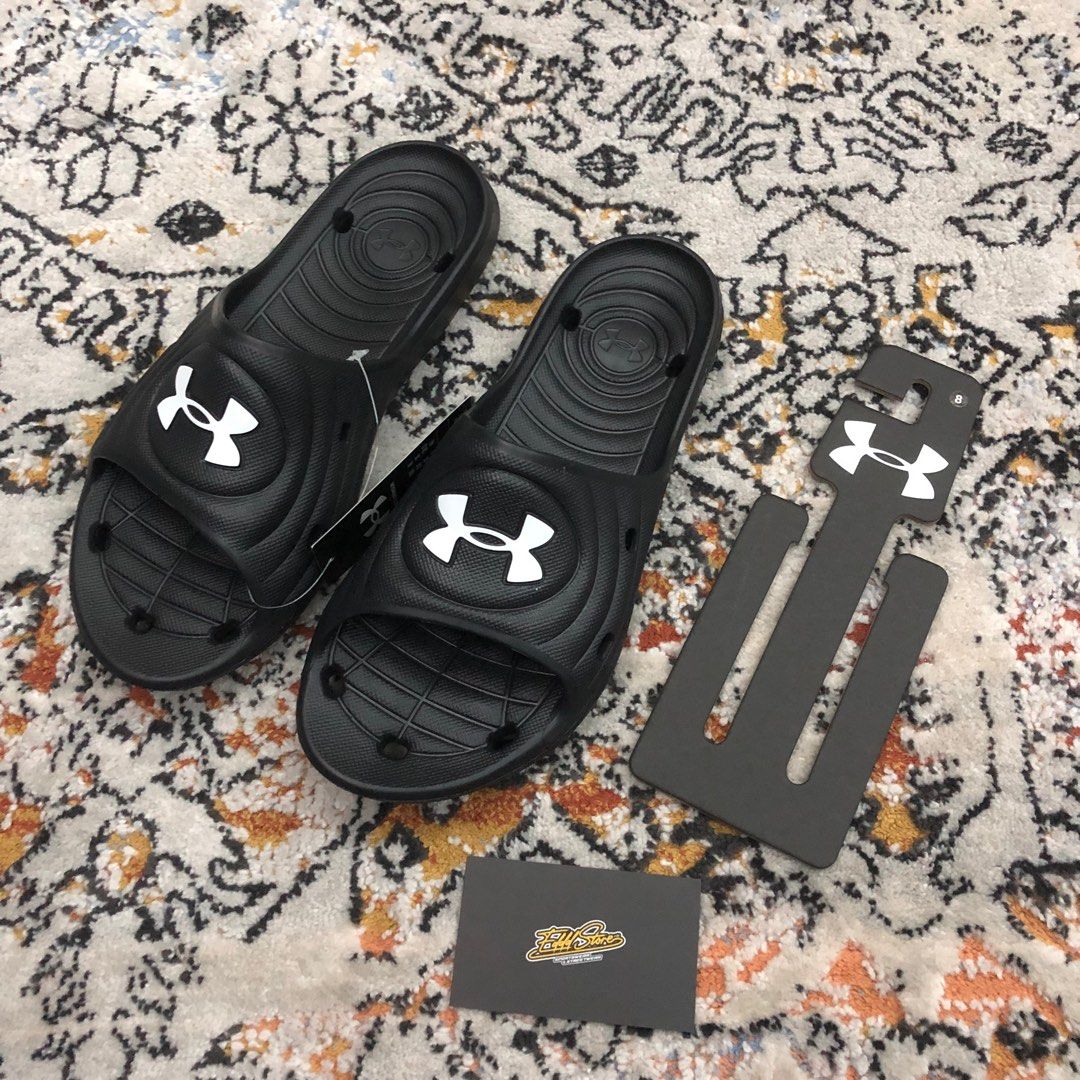 Under armour shower slides store
