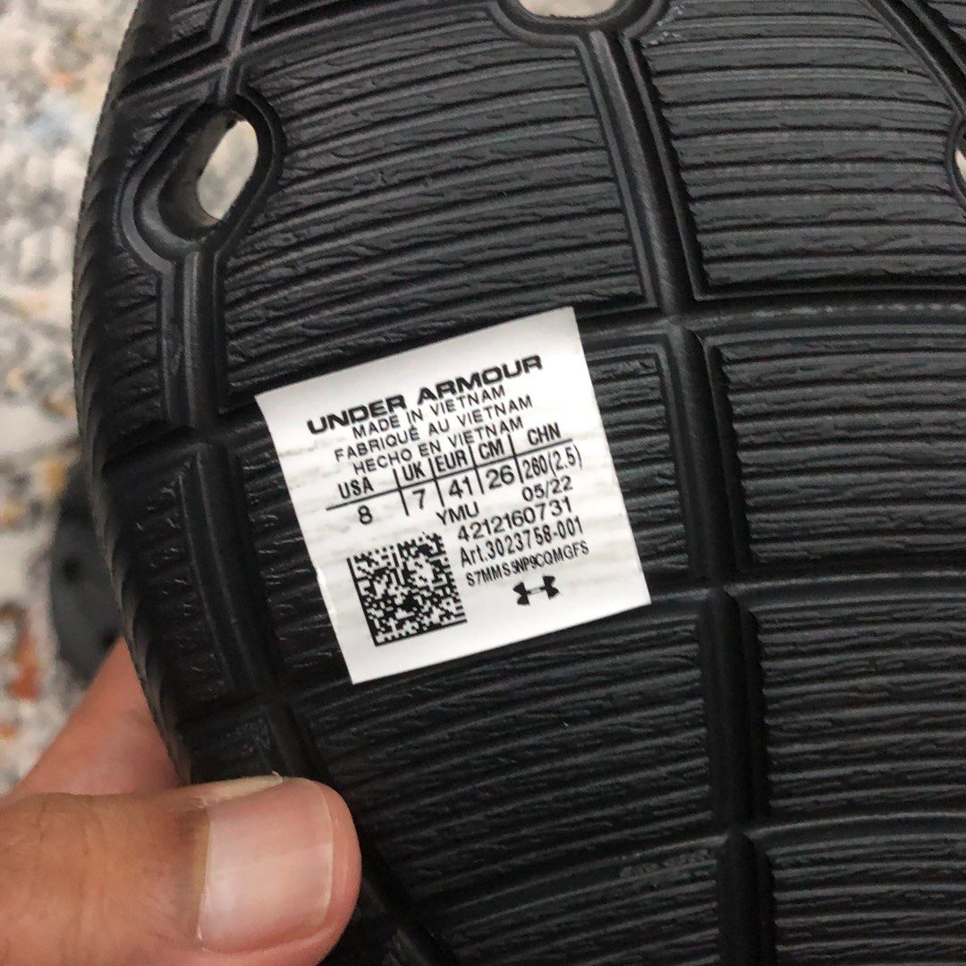 Under armour shower discount shoes