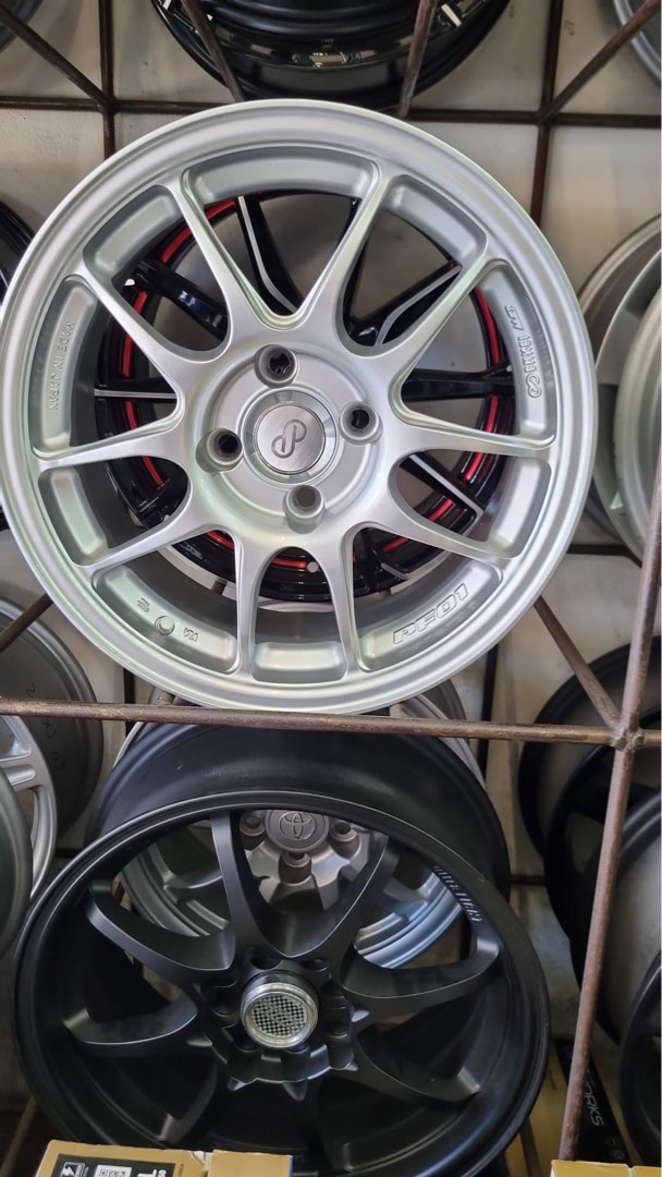 USED ENKEI Rim Set 15”, Car Accessories, Tyres & Rims on Carousell
