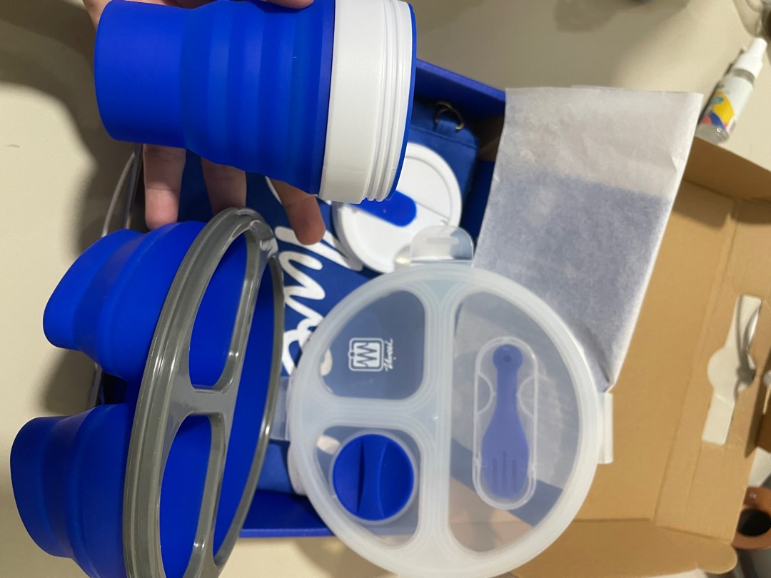 Uweei expandable container/ cup/rice box, Furniture & Home Living