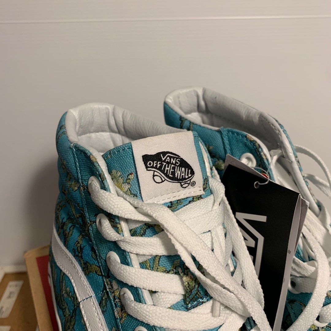 Vans Sk8-Hi Van Gogh Almond Blossom (Bnib Authentic), Men'S Fashion,  Footwear, Sneakers On Carousell